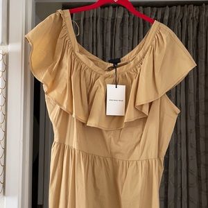 Who What Wear Tan Dress